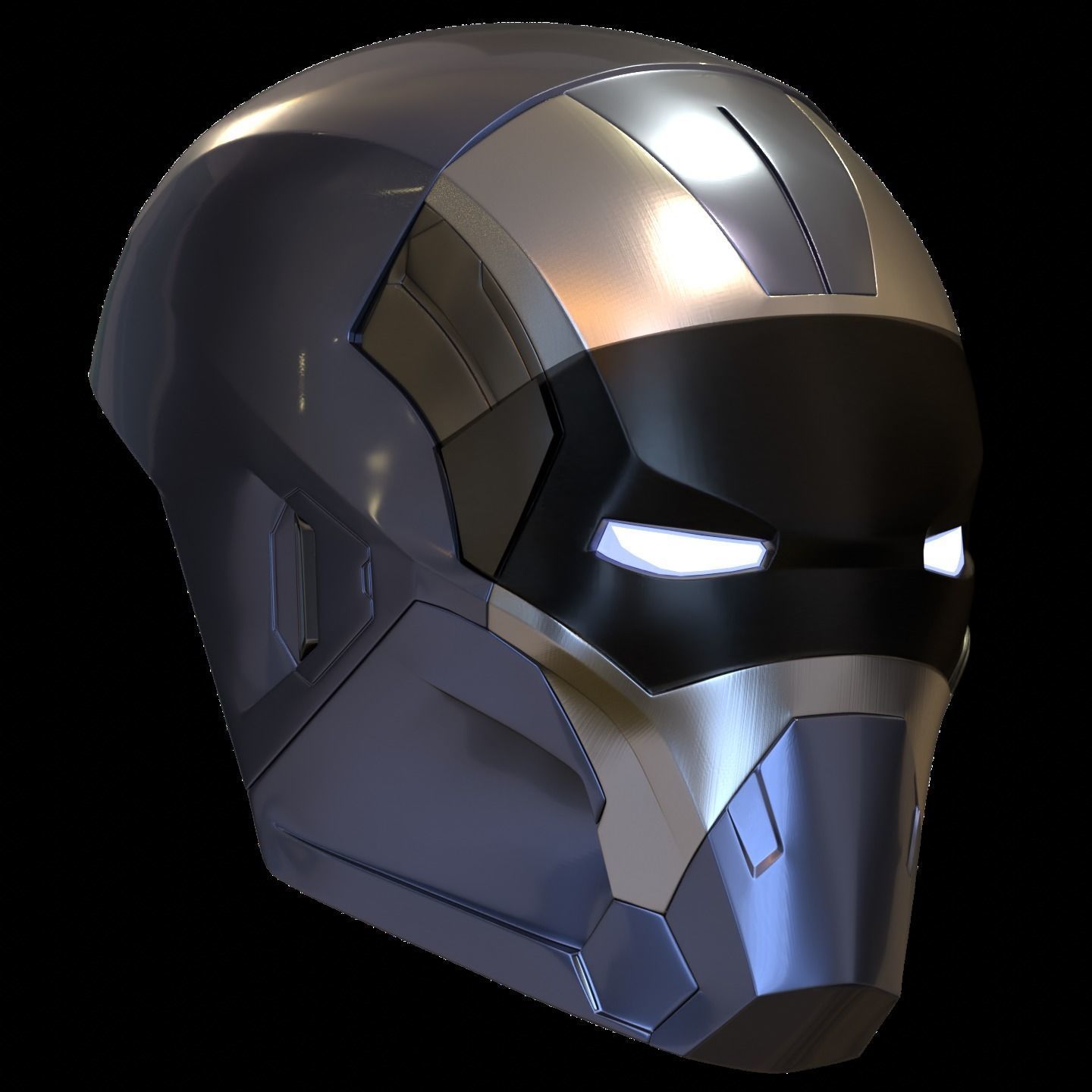 Ironman Mark 40 Shotgun Helmet 3D Print Model with Inner Detail 3D print model_14