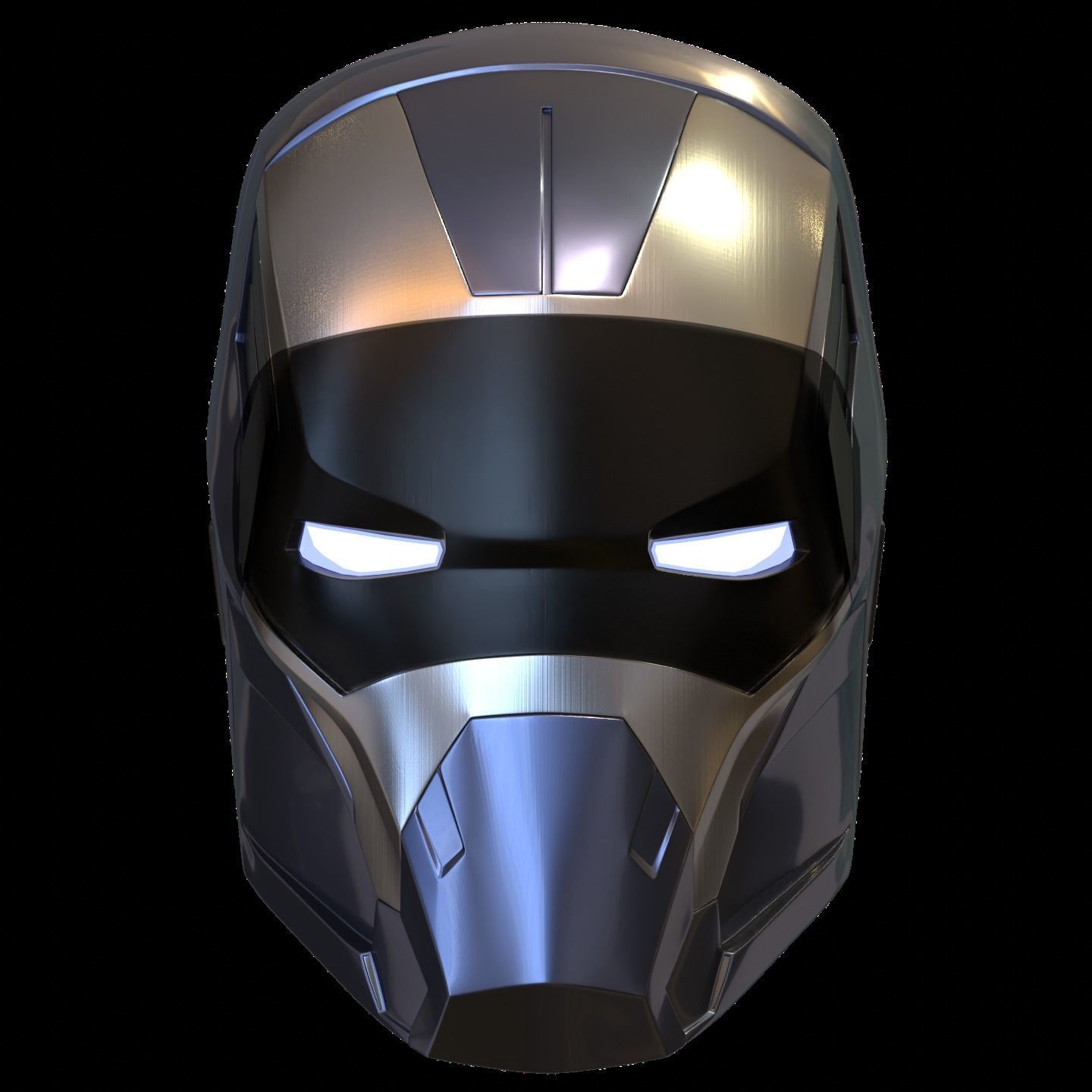 Ironman Mark 40 Shotgun Helmet 3D Print Model with Inner Detail 3D print model_13