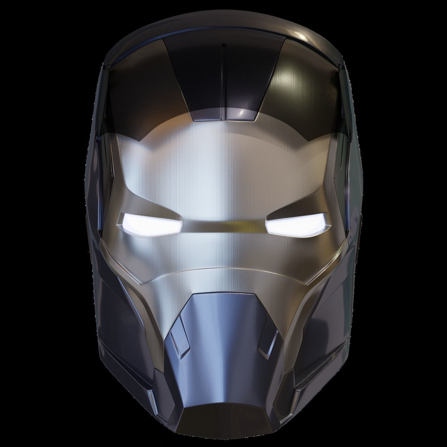 Ironman Mark 40 Shotgun Helmet 3D Print Model with Inner Detail 3D print model_10