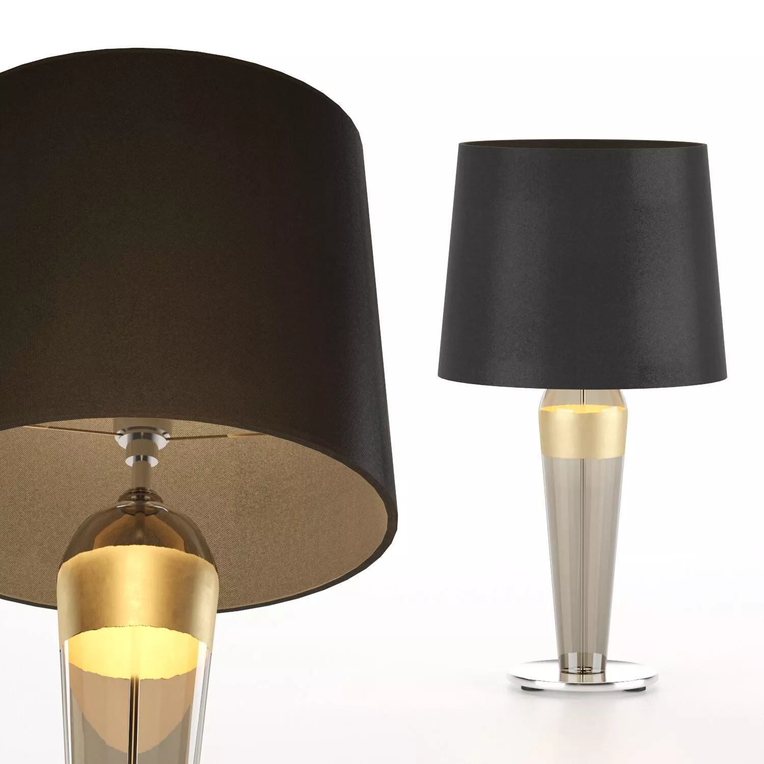 Sara Barovier and Toso Table Lamp 3D model
