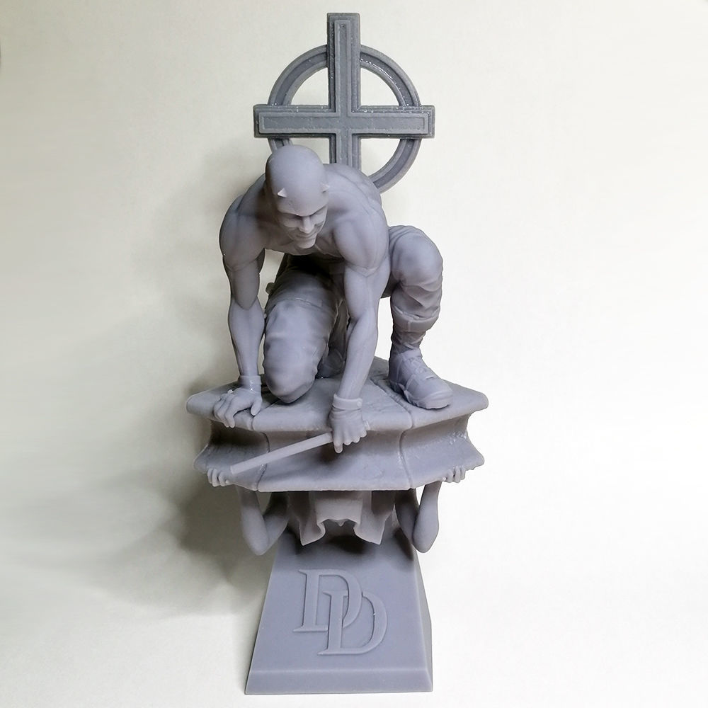 Daredevil Statue 3D print model_8