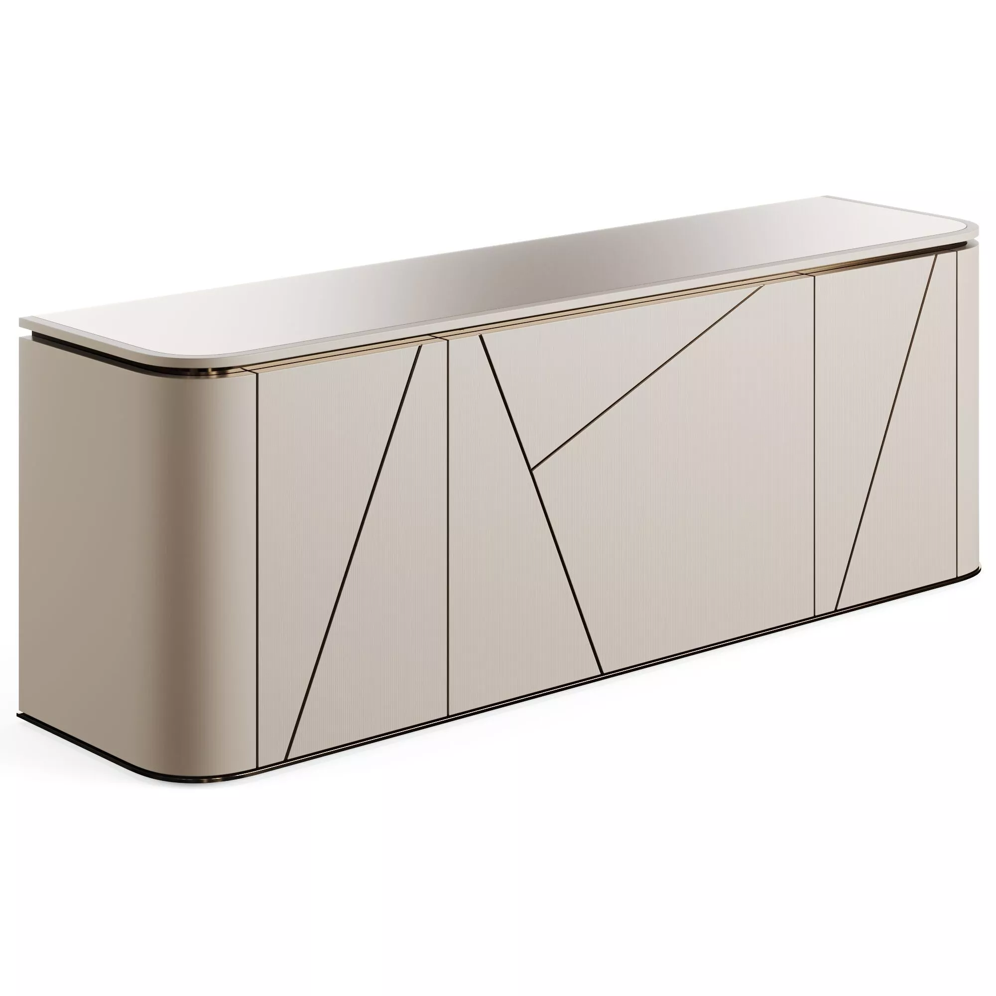FENDI ANTIUS 2021 LACQUER SIDEBOARD Low-poly 3D model