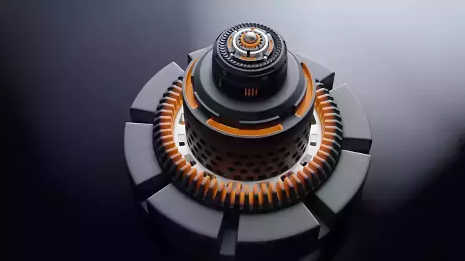 Reactor core 3D print model