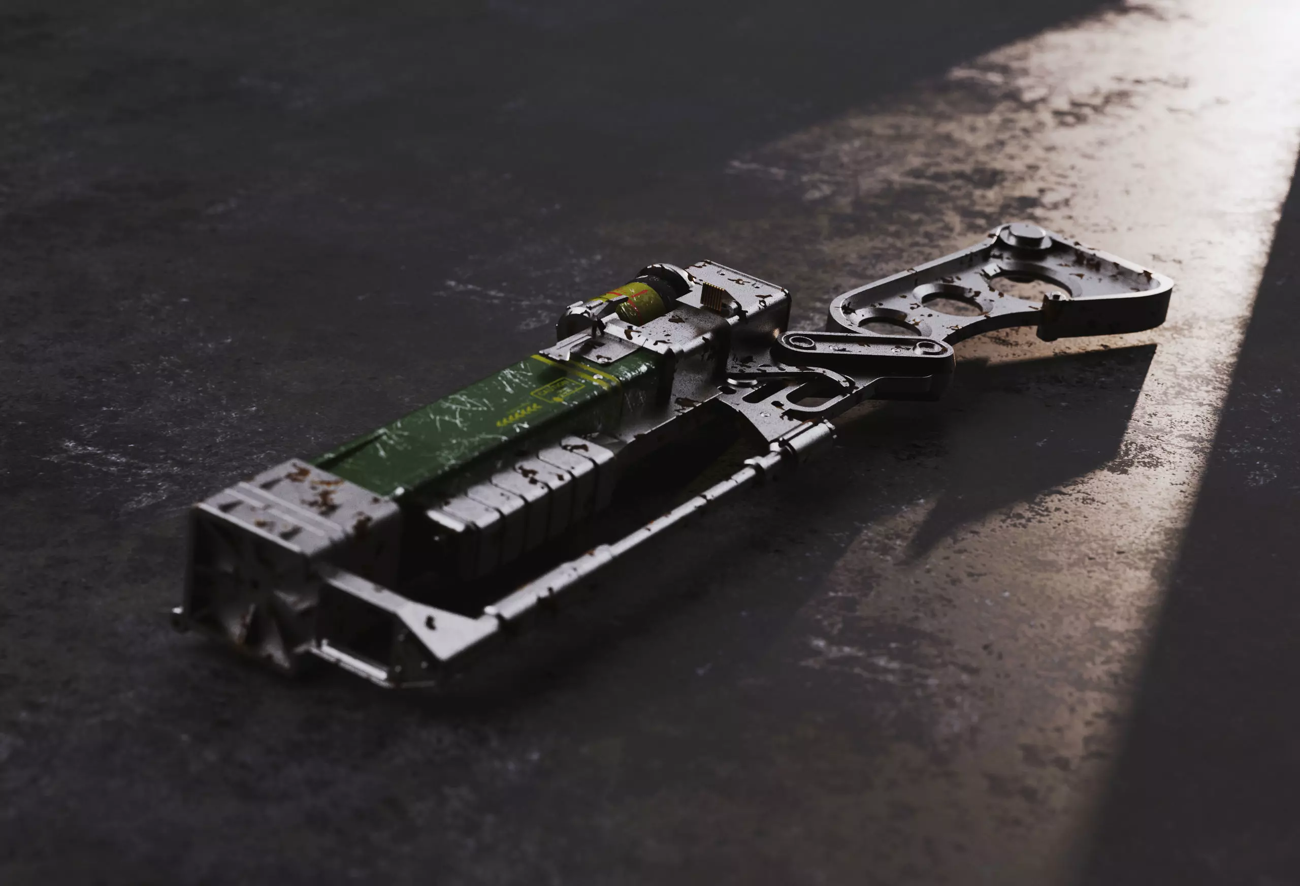 Fallout Laser Rifle 3D print model_0