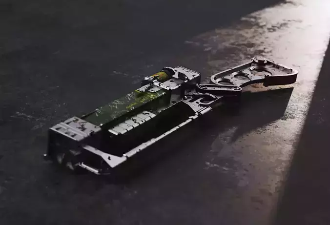 Fallout Laser Rifle 3D print model