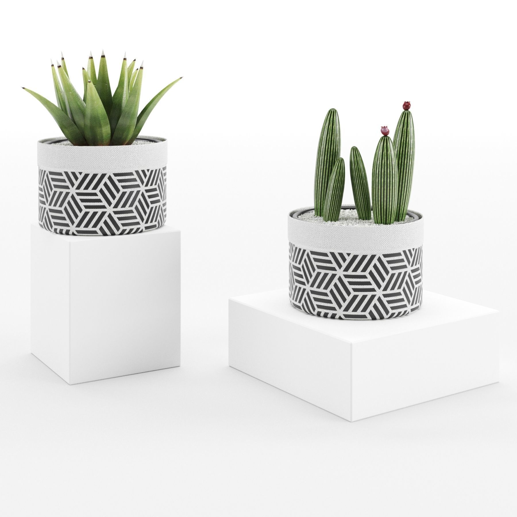 Decorative vase 432  003 3D model_1