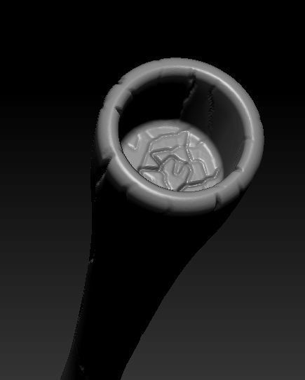 Ulzuin Torch or Fantasy Torch 3D print model_8