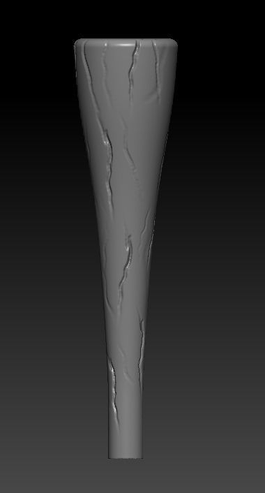 Ulzuin Torch or Fantasy Torch 3D print model_7