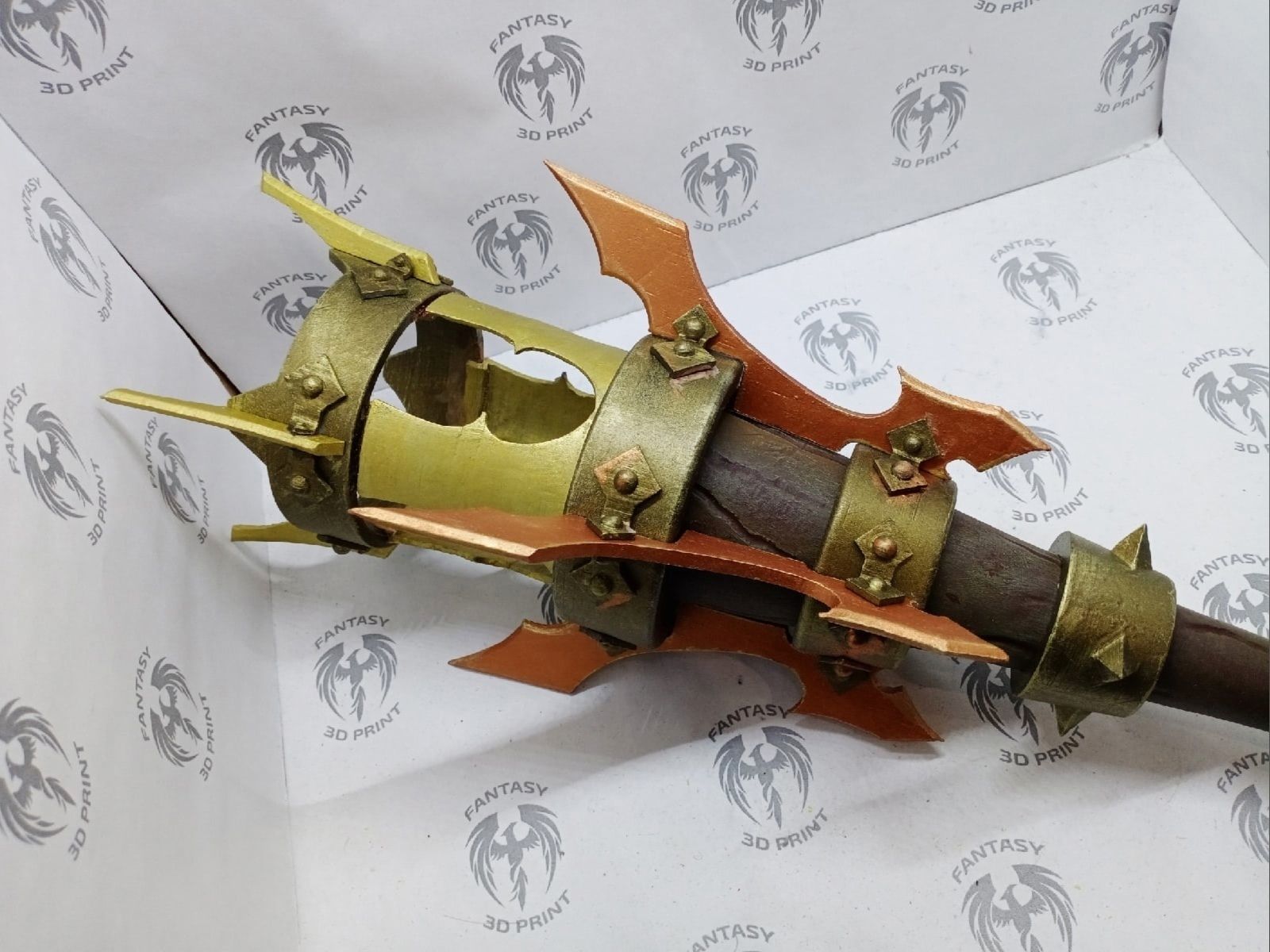 Ulzuin Torch or Fantasy Torch 3D print model_11