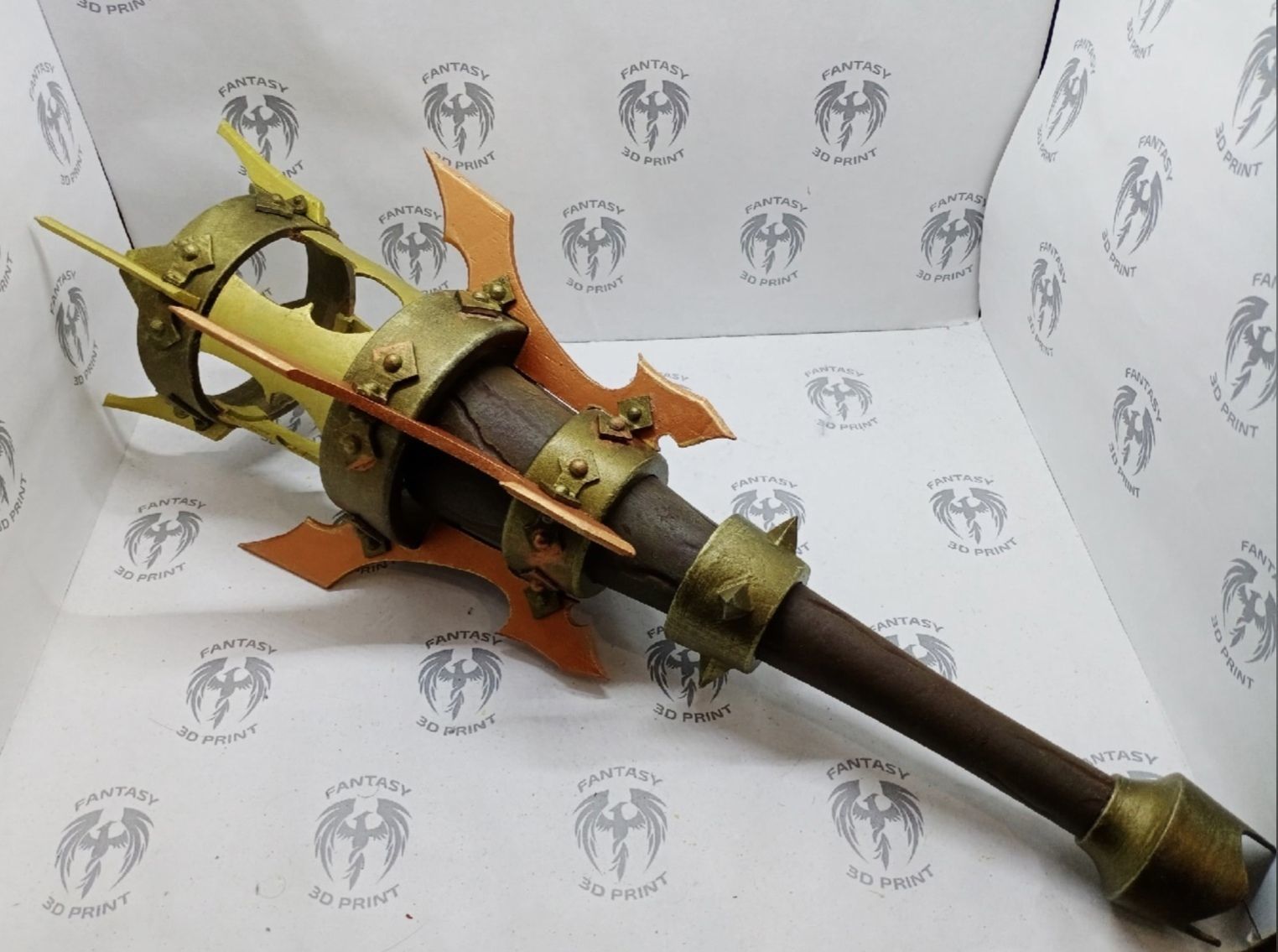 Ulzuin Torch or Fantasy Torch 3D print model_10