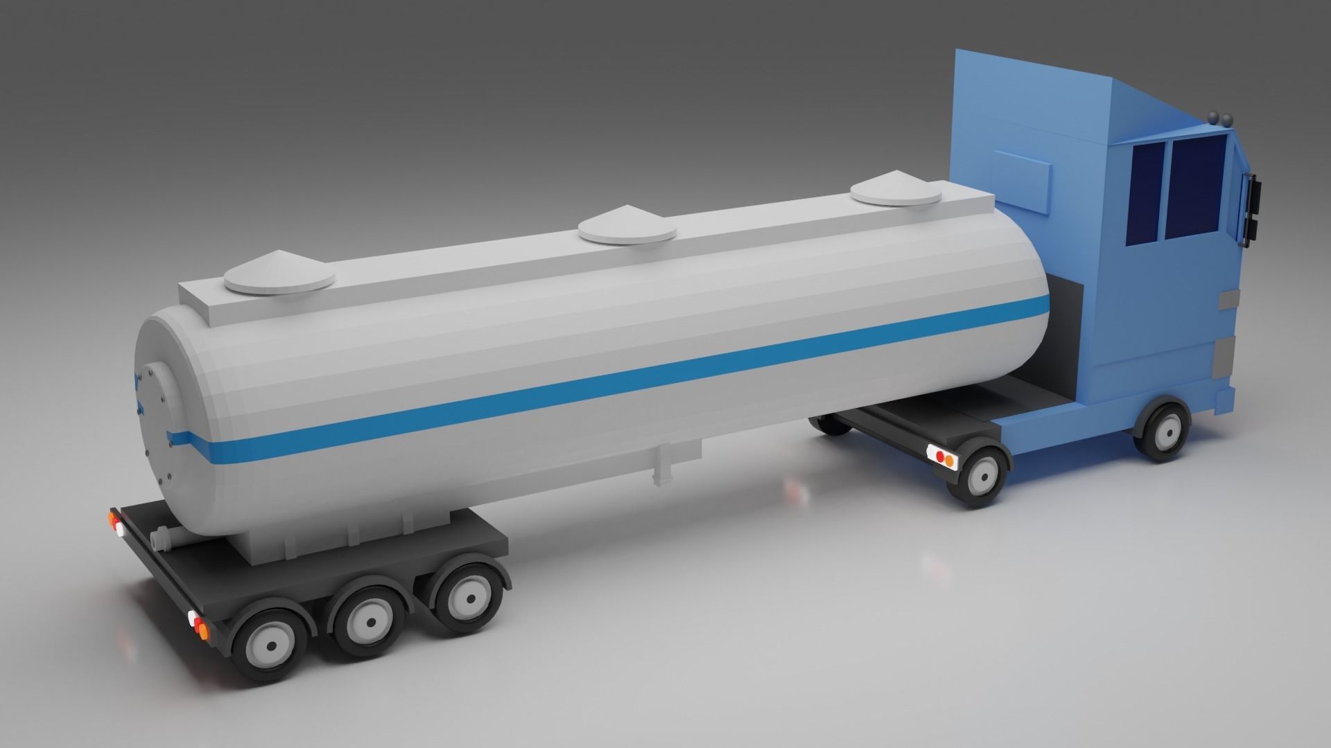 Low-poly Vehicles toy car 3D model_27