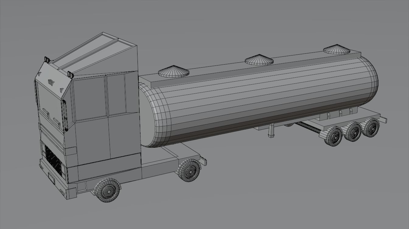 Low-poly Vehicles toy car 3D model_28