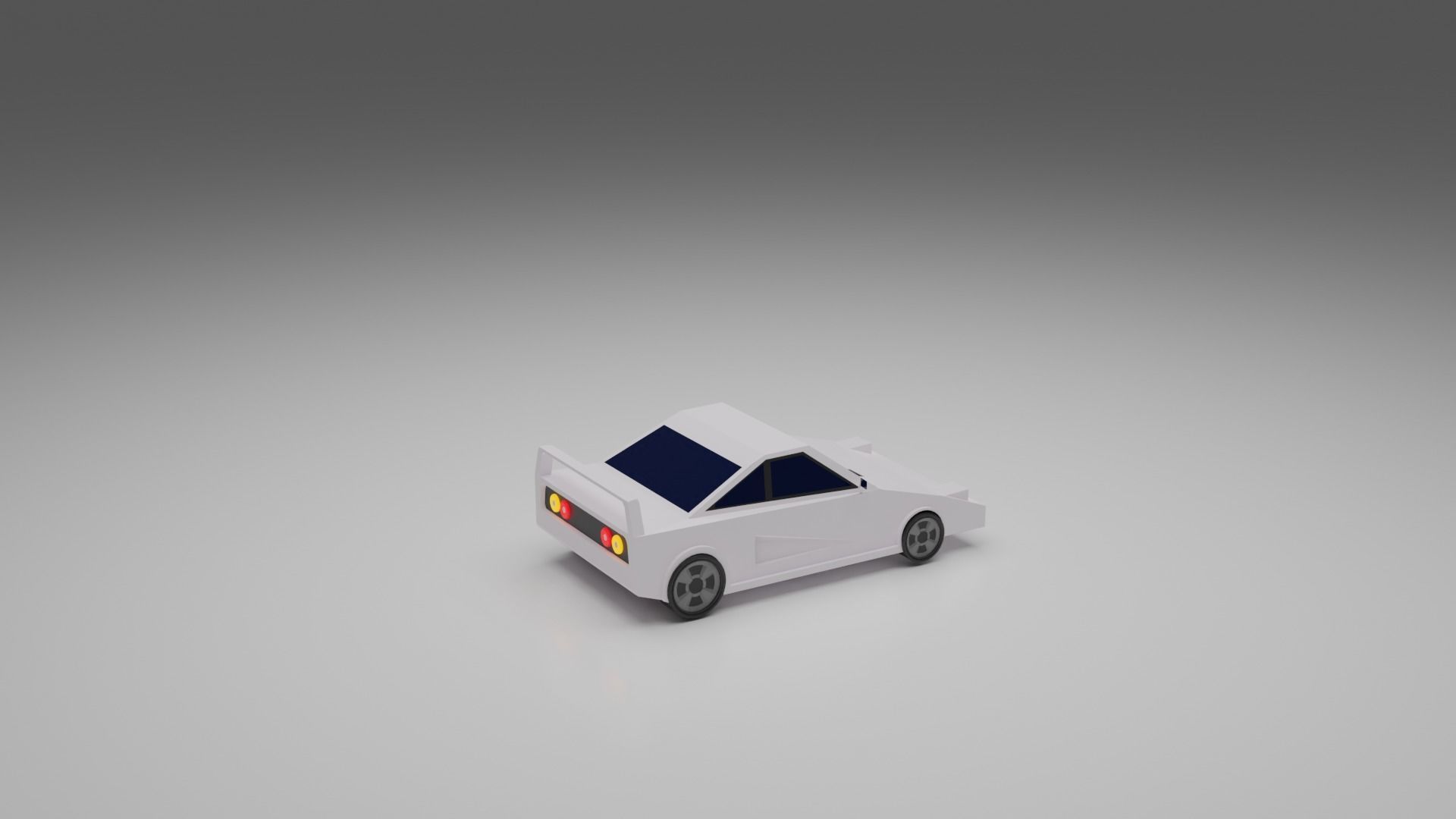 Low-poly Vehicles toy car 3D model_9