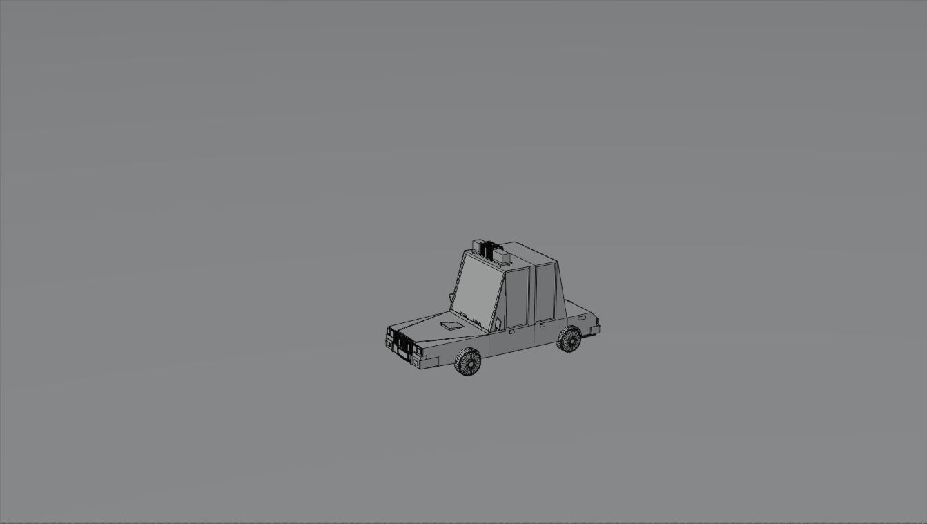 Low-poly Vehicles toy car 3D model_22