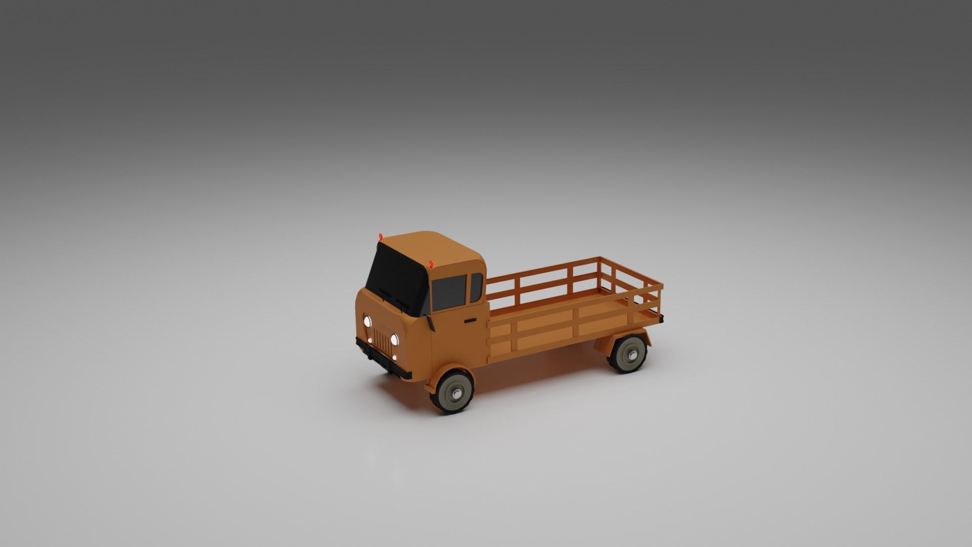 Low-poly Vehicles toy car 3D model_17