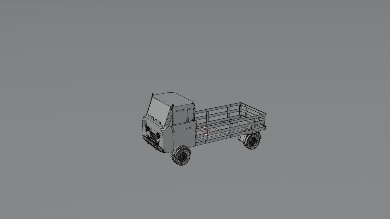 Low-poly Vehicles toy car 3D model_19