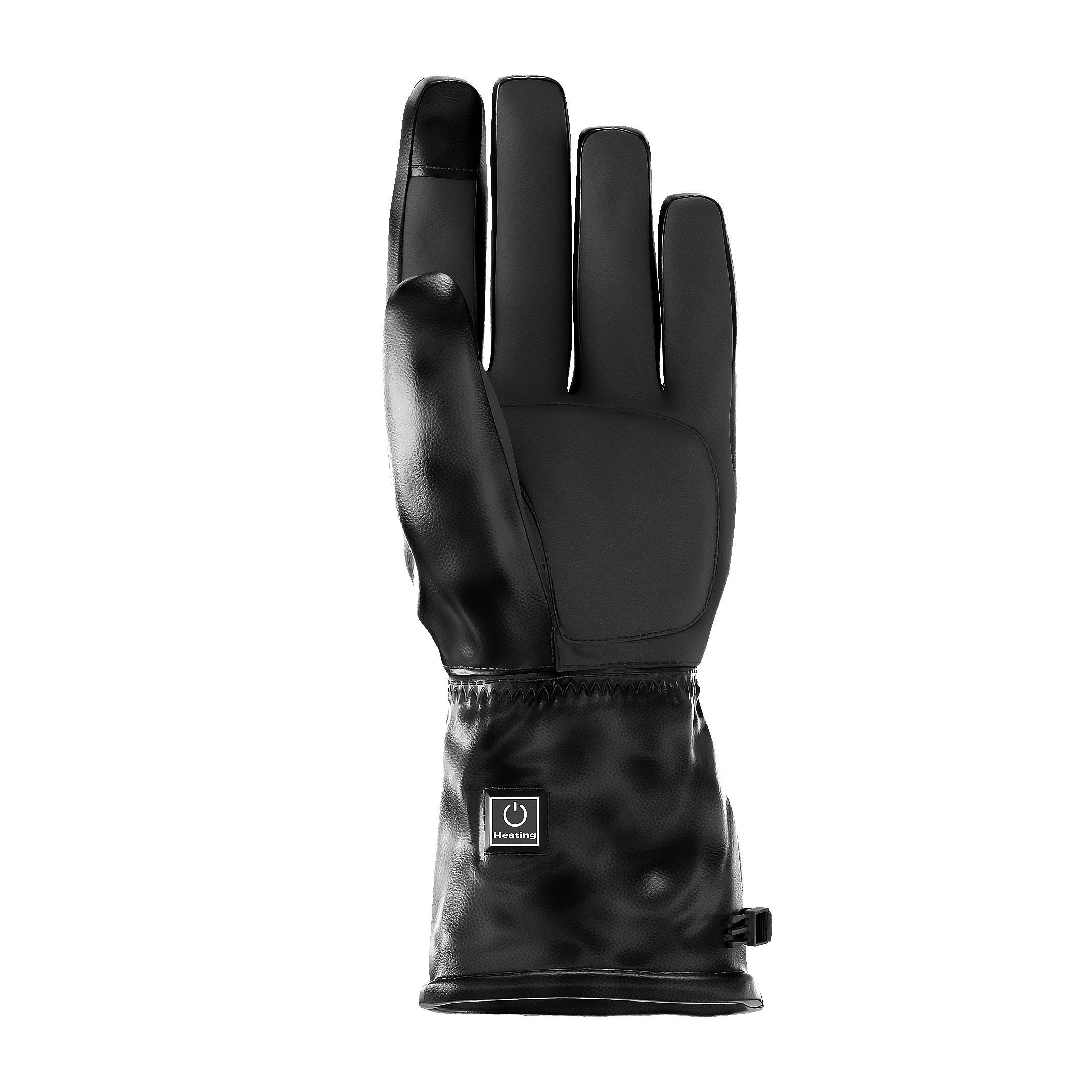 realistic glove leather Low-poly 3D model_1
