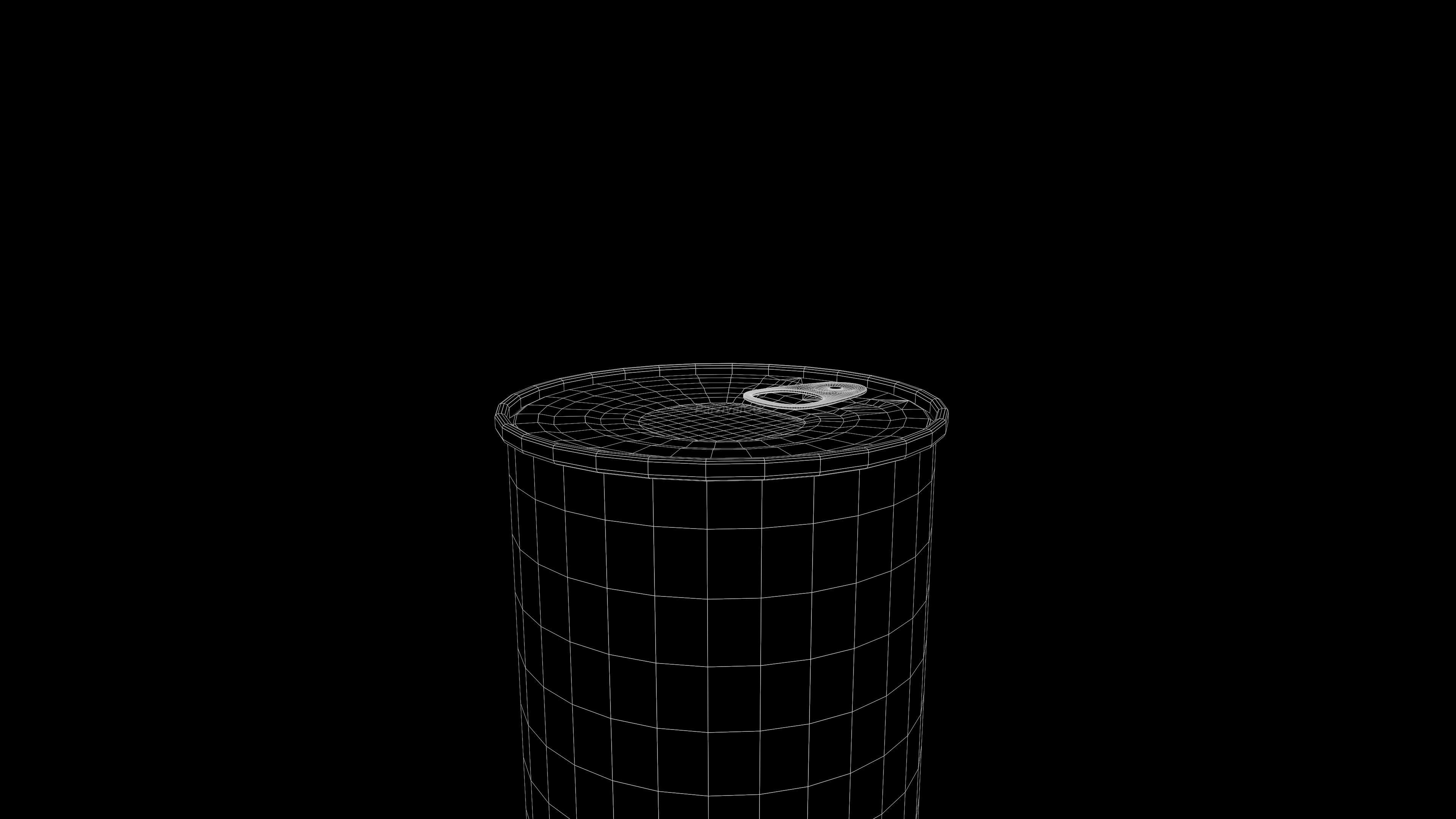 Tin Can Canned Green Peas Food Open Closed 4K PBR Textures Low-poly 3D model_44