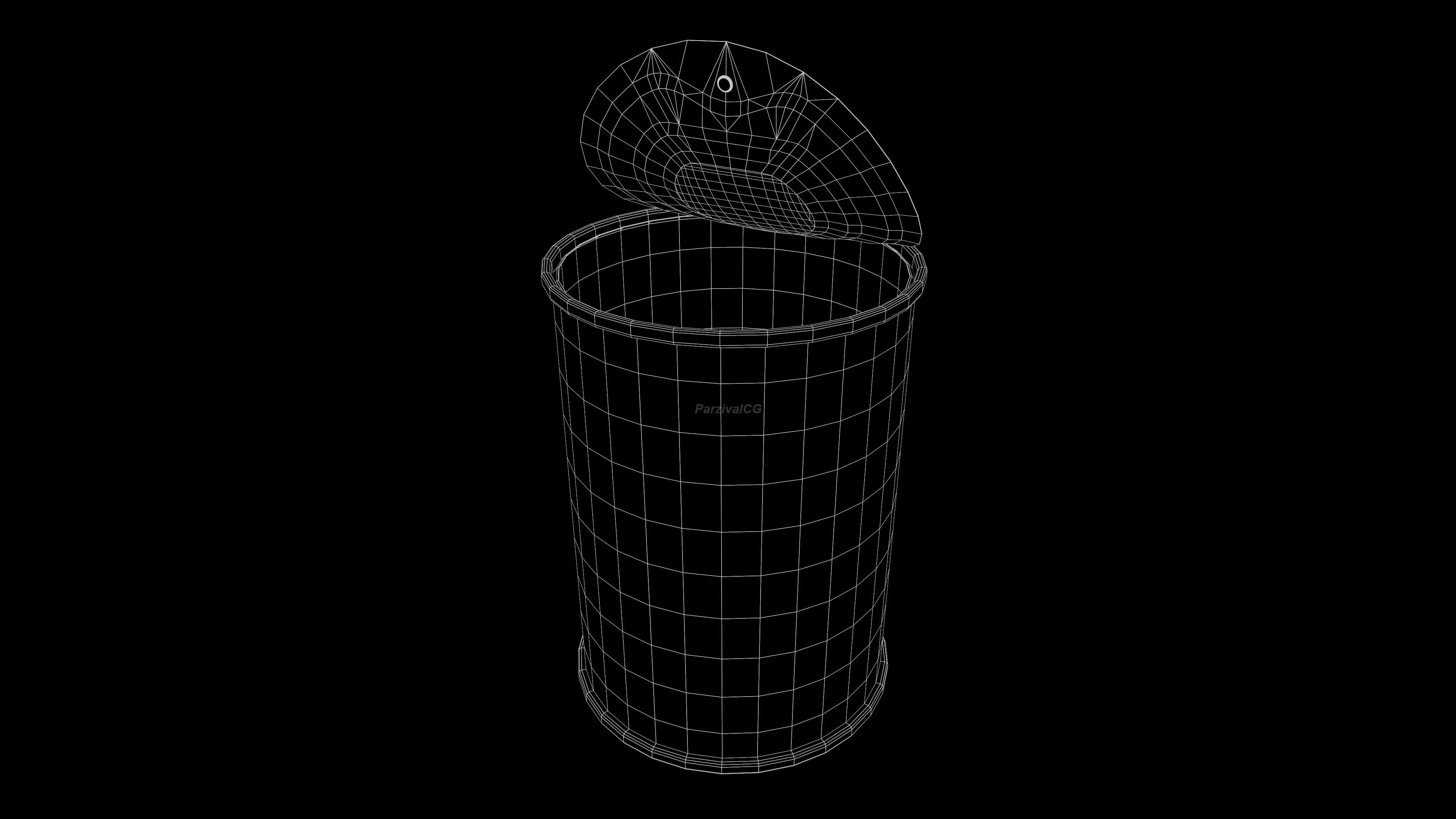 Tin Can Canned Green Peas Food Open Closed 4K PBR Textures Low-poly 3D model_13