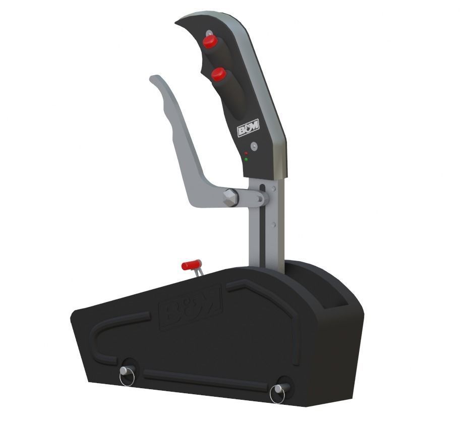 B And M Ratchet Shifter 3D model_2
