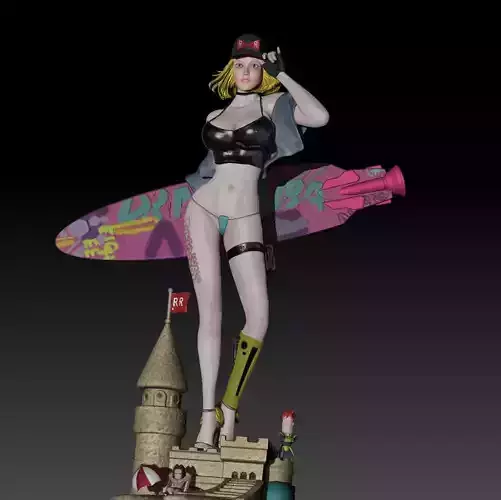 Android 18 Surfer Version