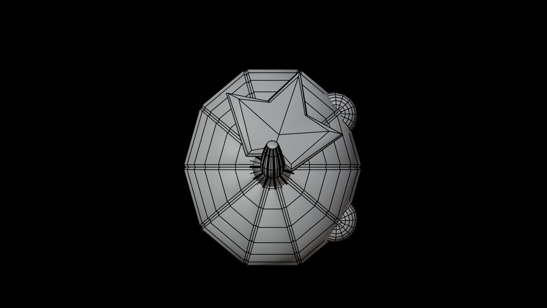 Halloween Pumpkin 3D model Low-poly 3D model_8