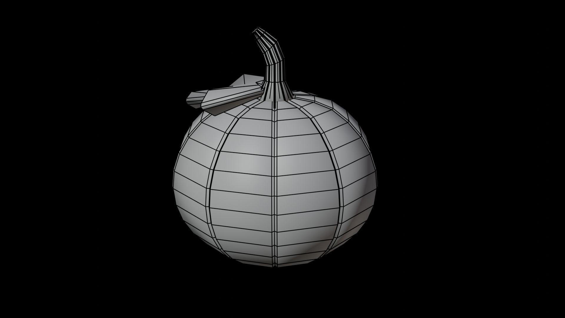 Halloween Pumpkin 3D model Low-poly 3D model_7