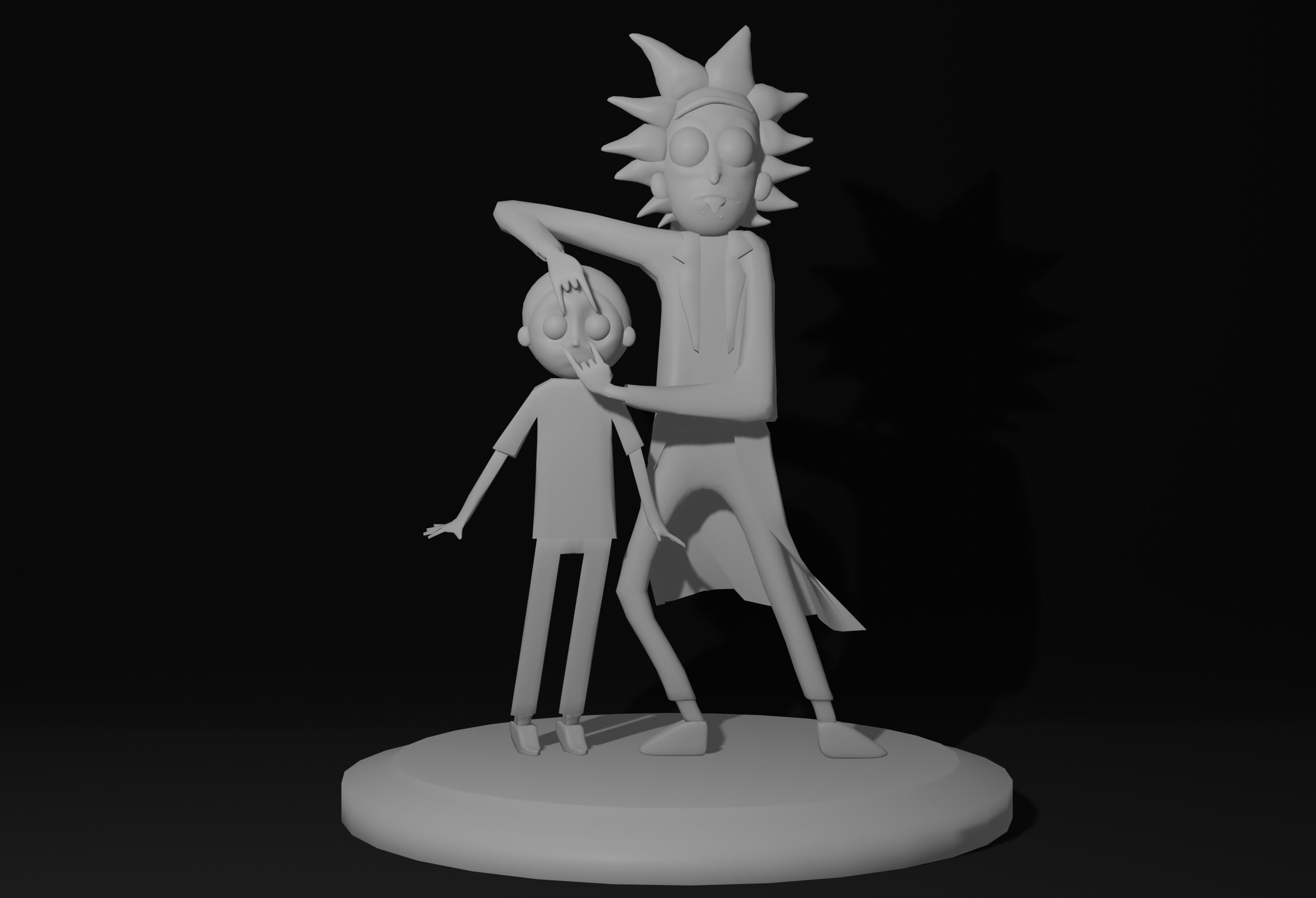 Rick and Morty Poster Pose 3D print model_1