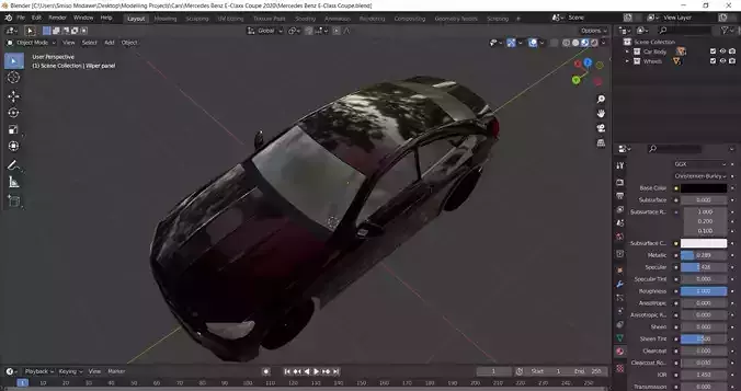 Mercedes Benz E-class Coupe