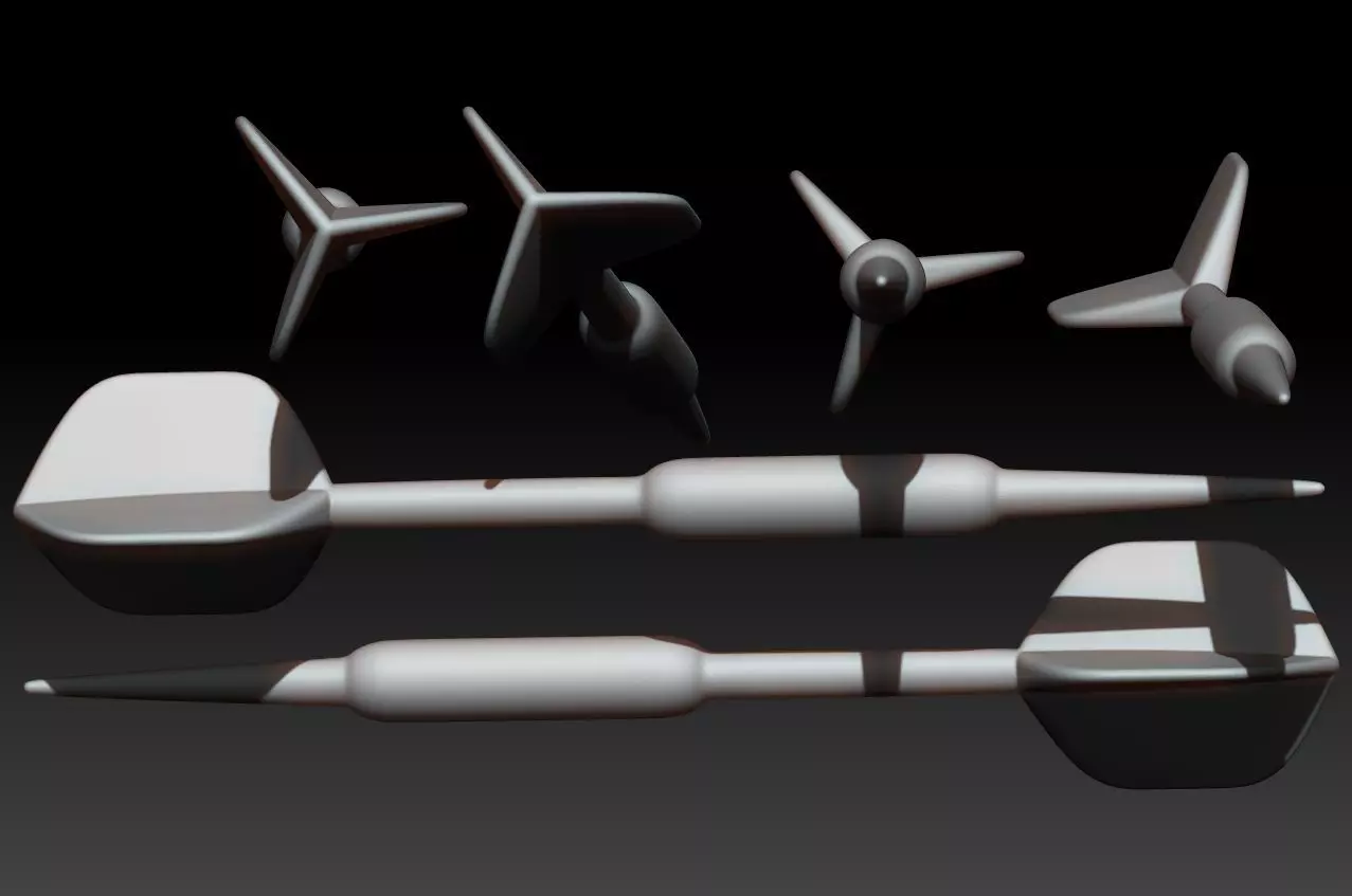 Dart arrow for 3d print 3D print model