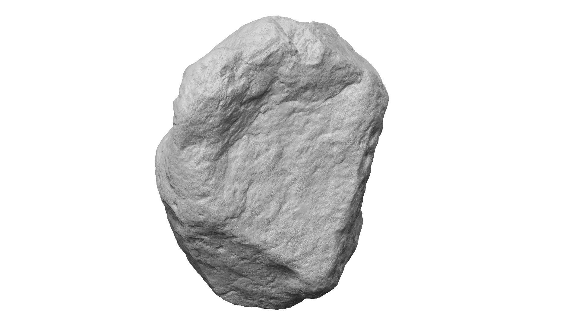 Gray Stone Raw Scanned 3D model_12