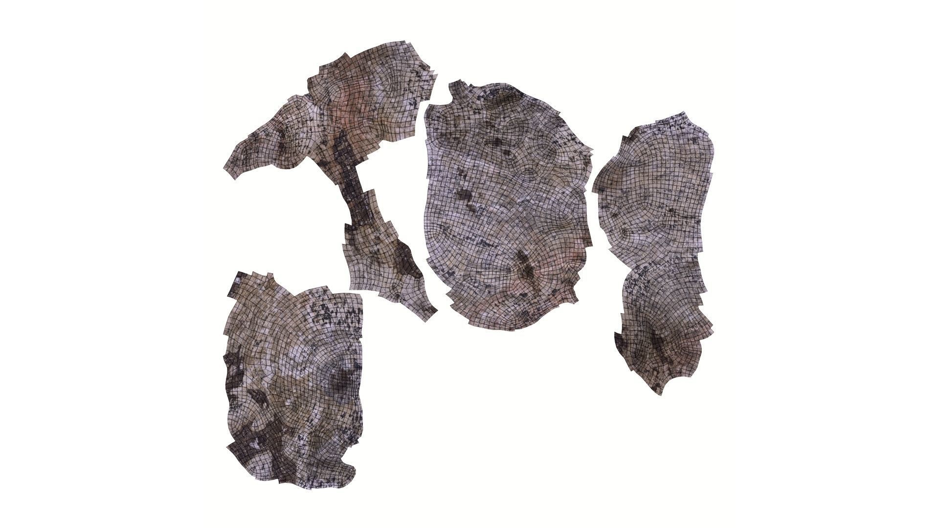 Gray Stone Raw Scanned 3D model_14