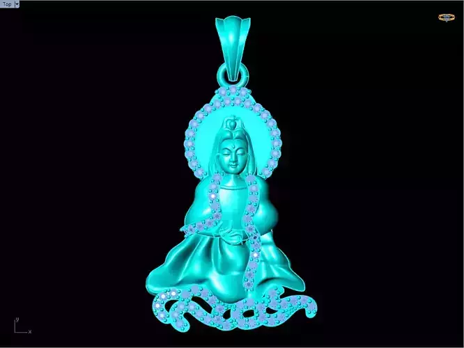 Buddha Guan Yin Pendant