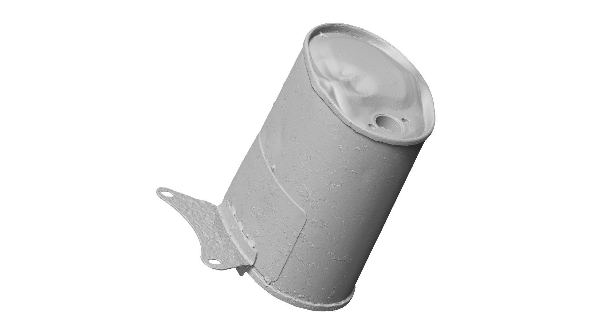 Rusty Exhaust Raw Scanned 3D model_1