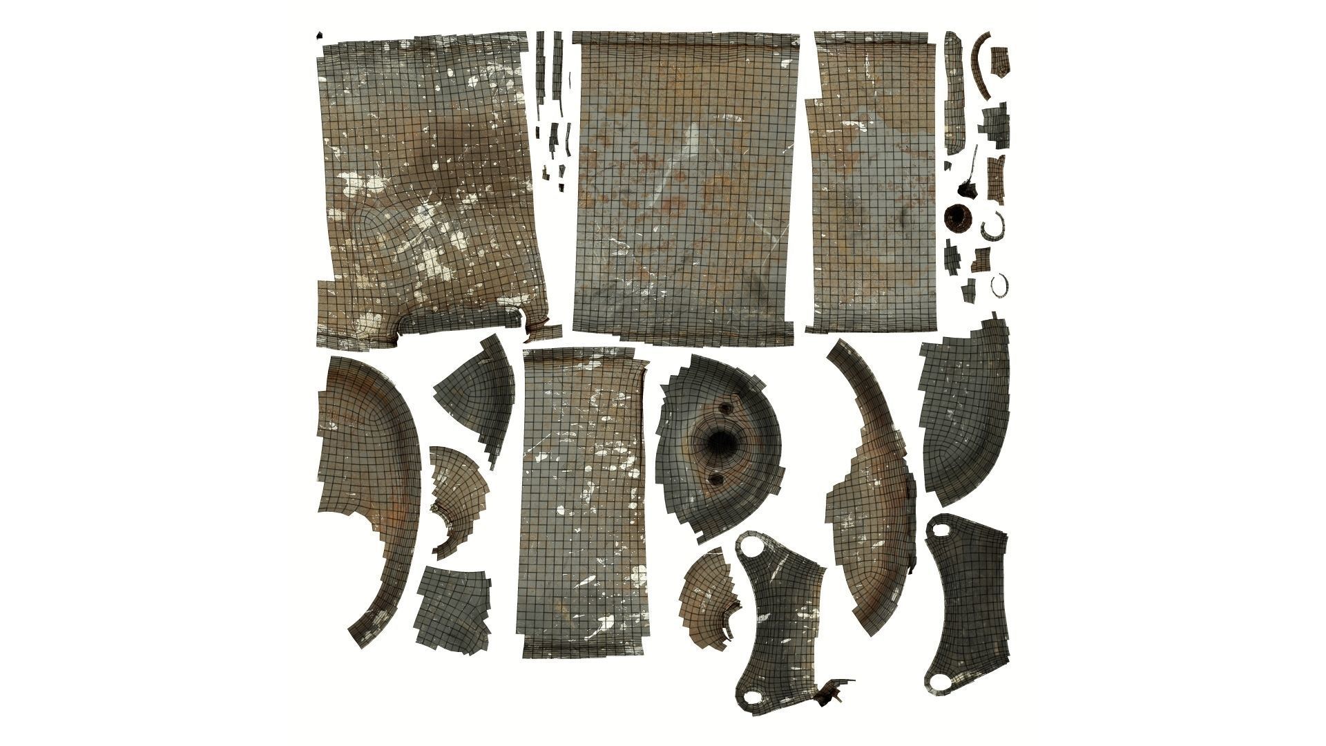 Rusty Exhaust Raw Scanned 3D model_14