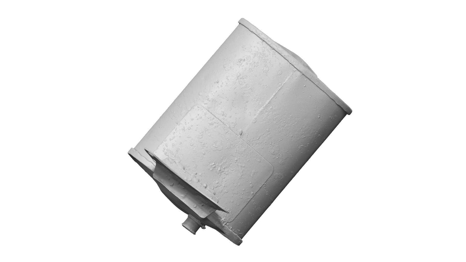 Rusty Exhaust Raw Scanned 3D model_9