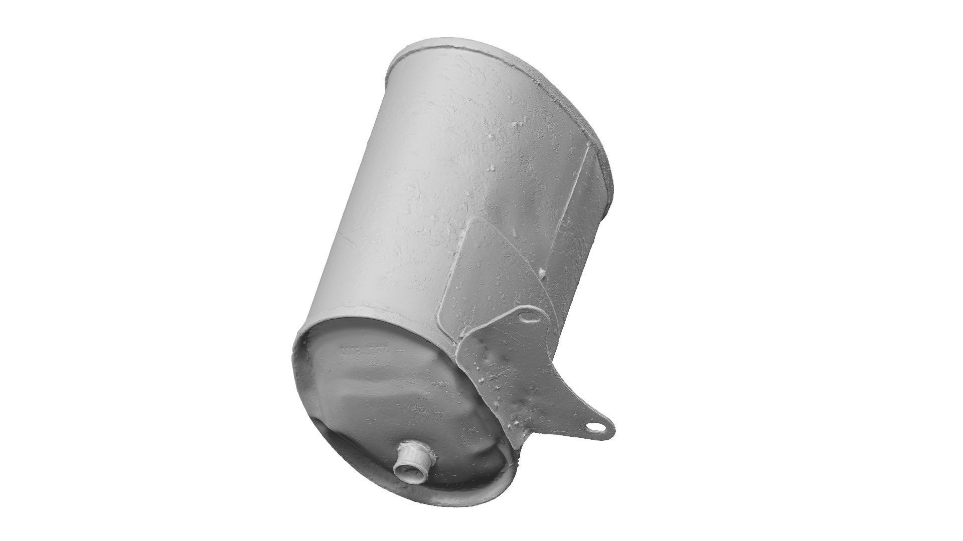 Rusty Exhaust Raw Scanned 3D model_10