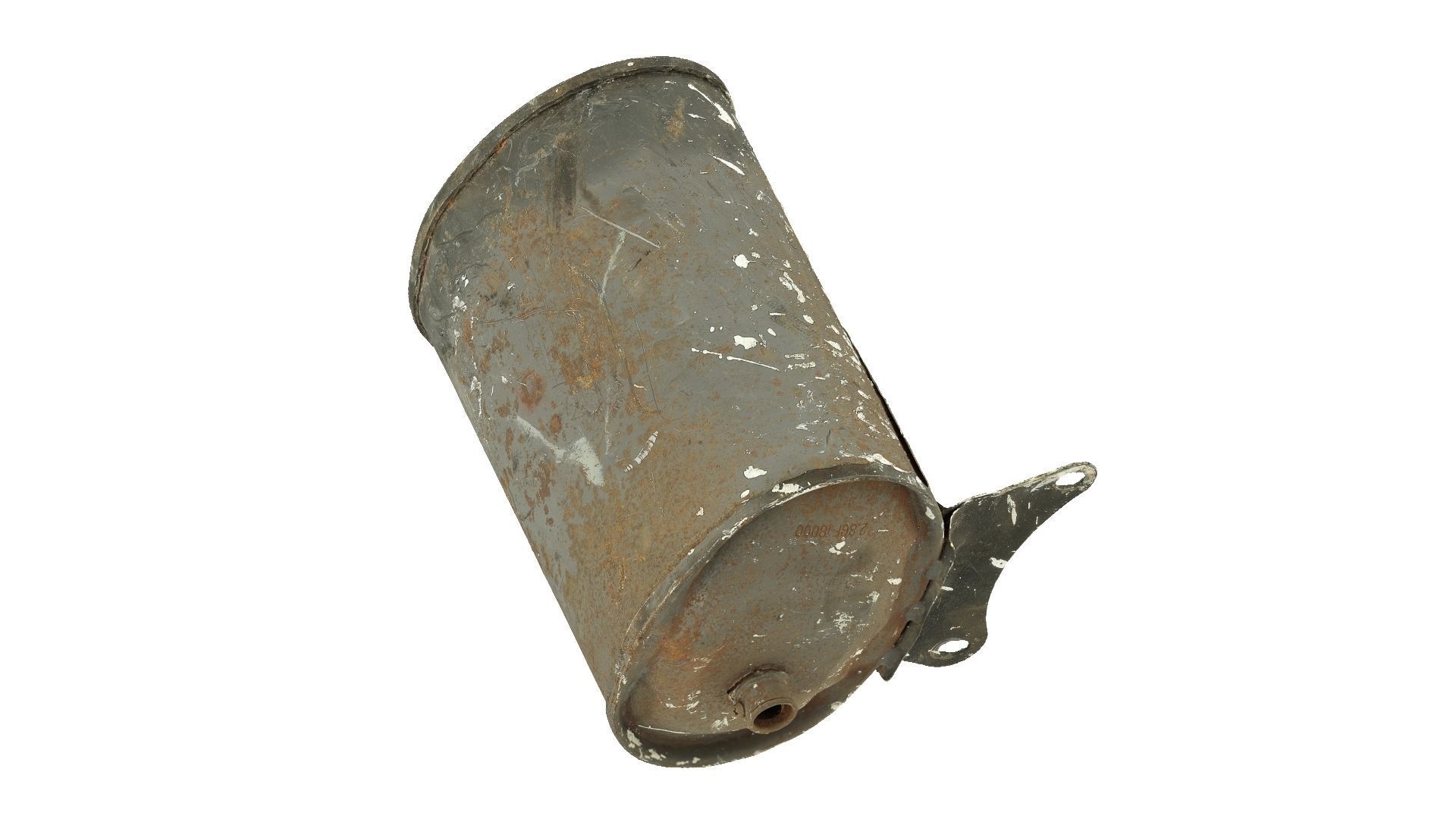 Rusty Exhaust Raw Scanned 3D model_4
