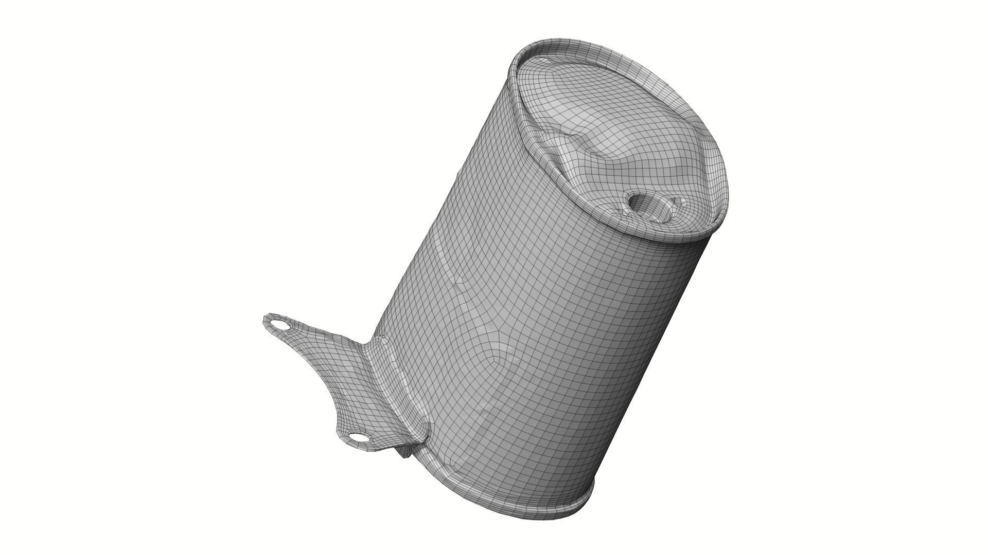 Rusty Exhaust Raw Scanned 3D model_7