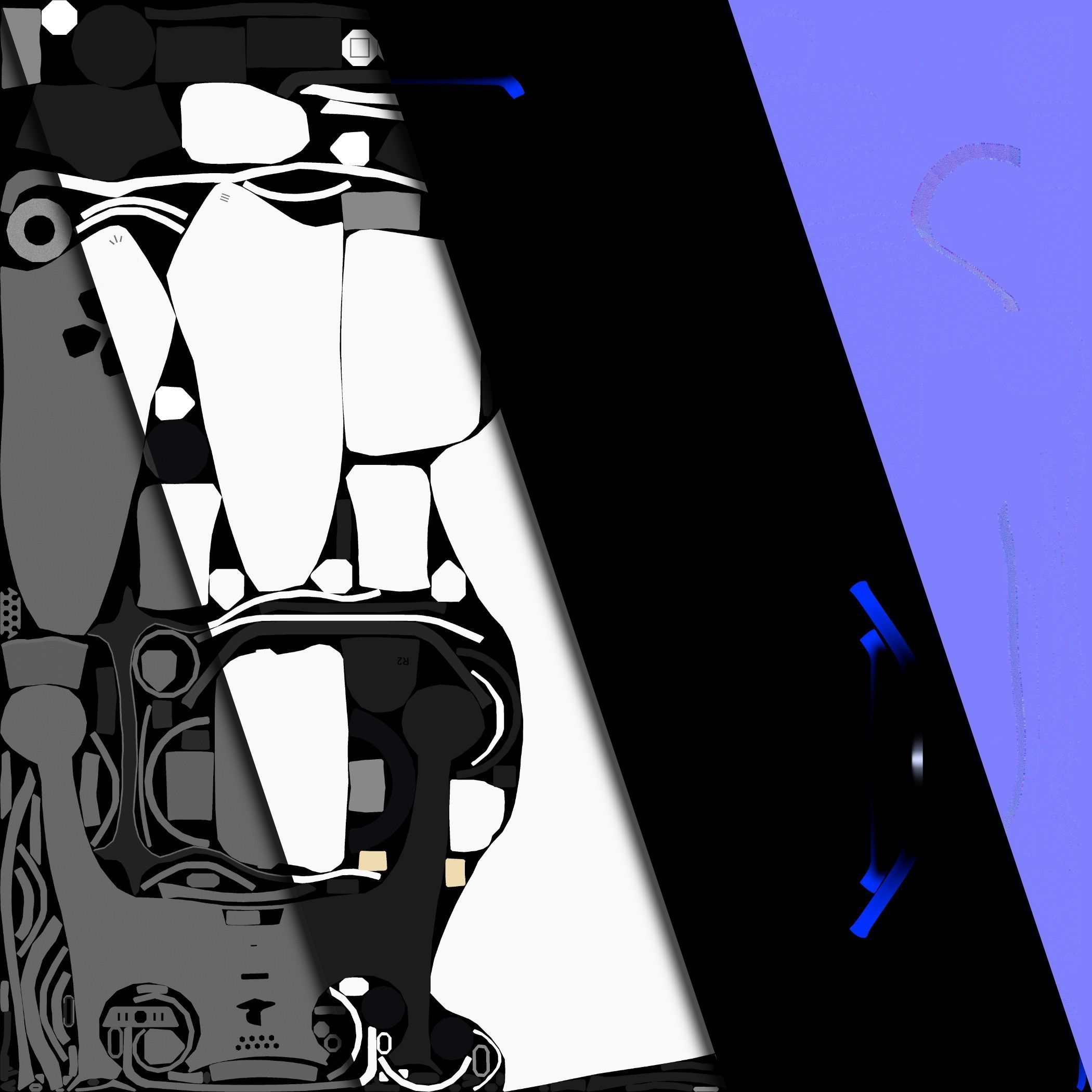 Sony Dualsense Controller - PlayStation 5 3D model_17