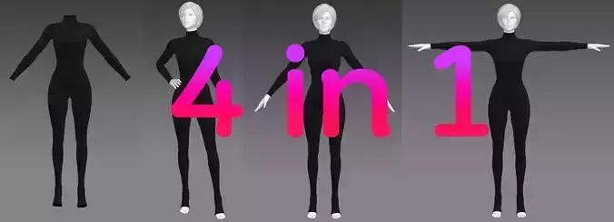 Woman Clothing 4 in 1 set62