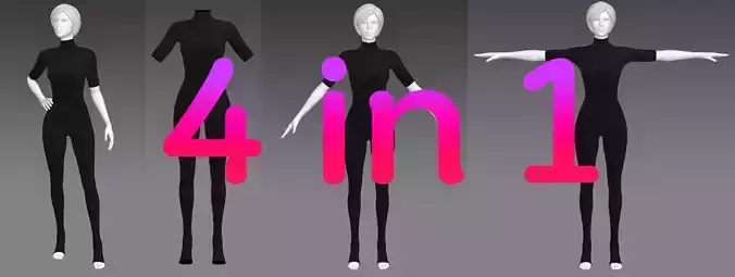 Woman Clothing 4 in 1 set63