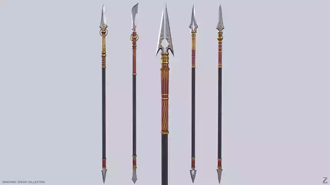 Draconic spear collection 
