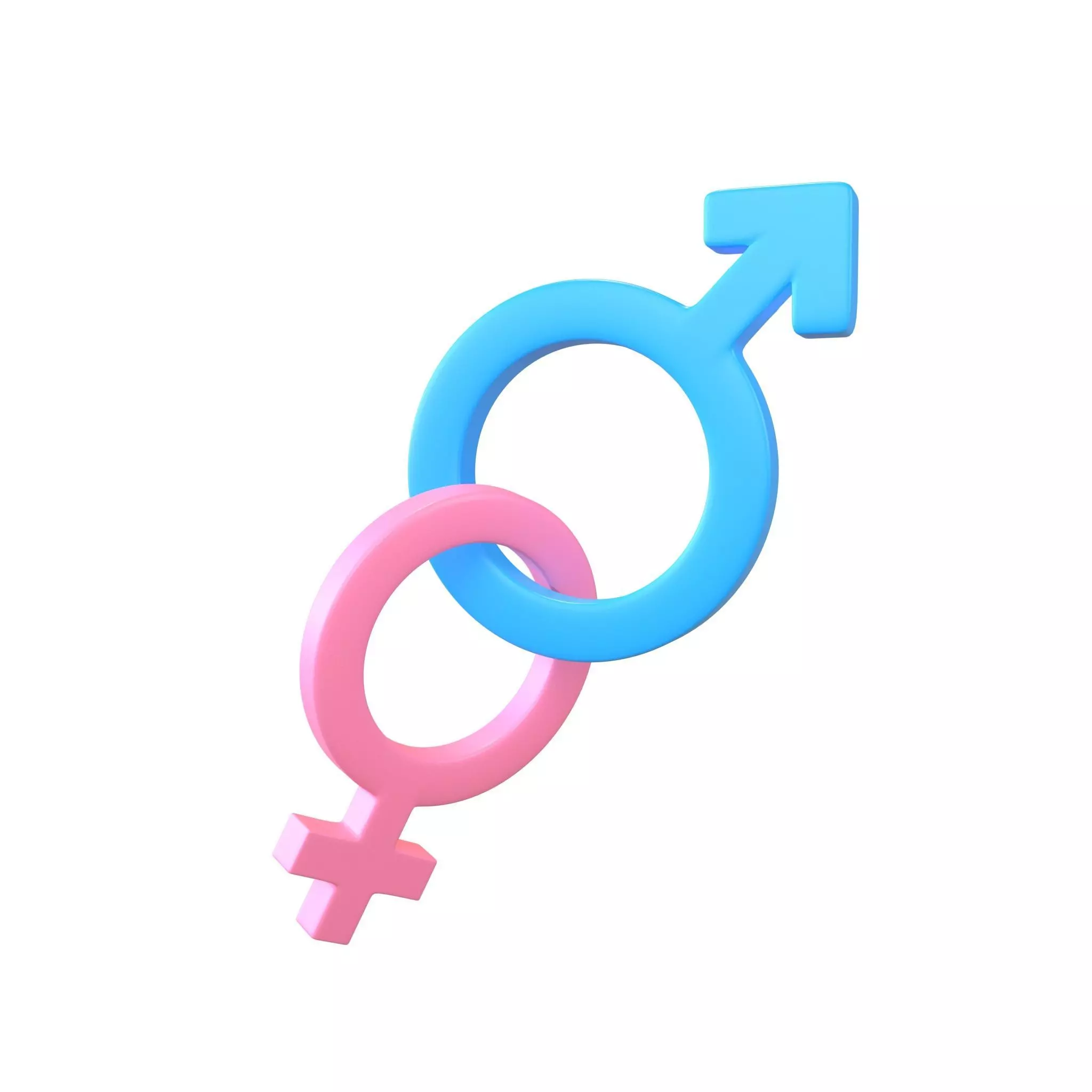 Gender Symbol v5 002 Low-poly 3D model_0