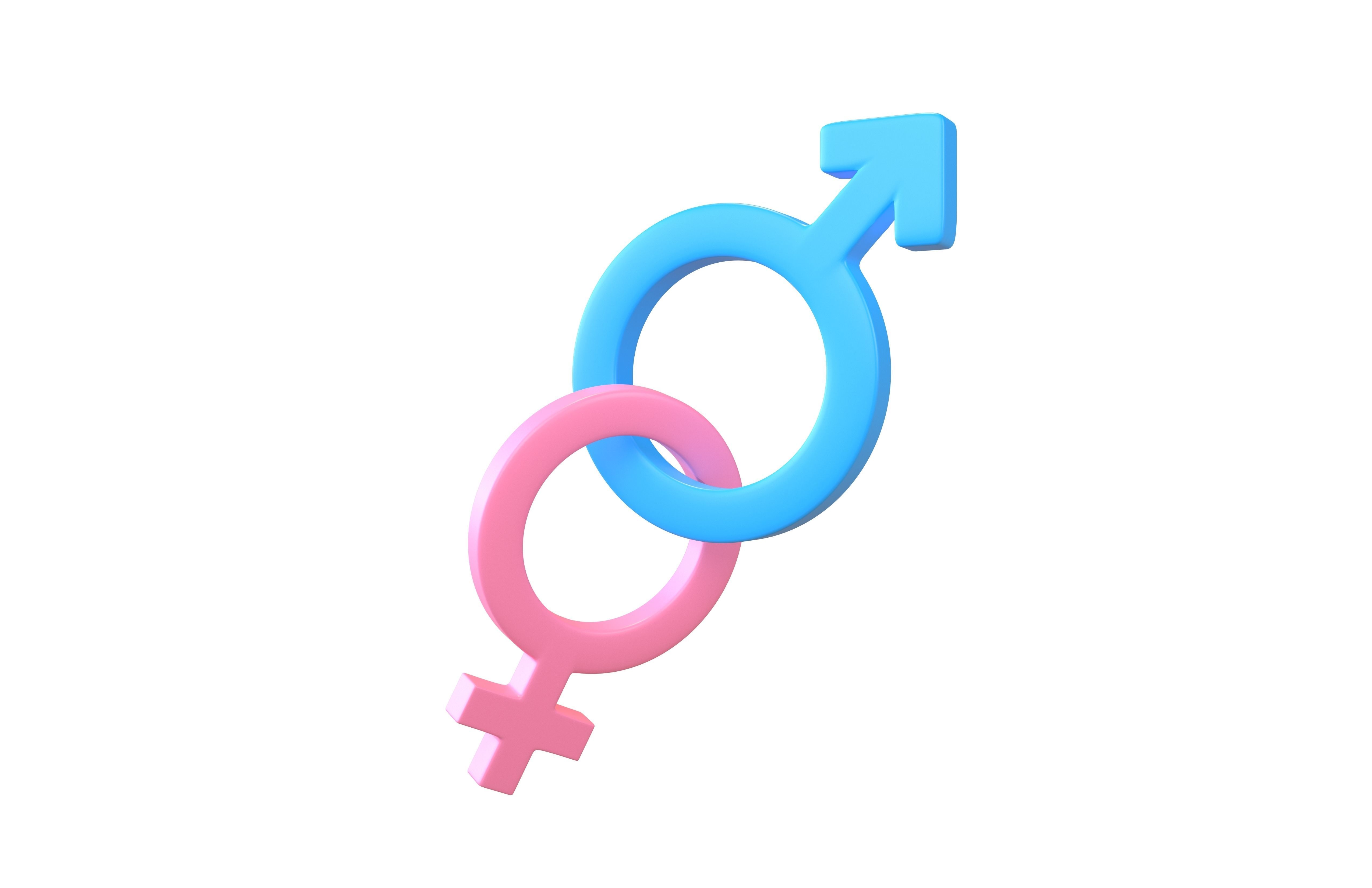 Gender Symbol v5 002 Low-poly 3D model_1