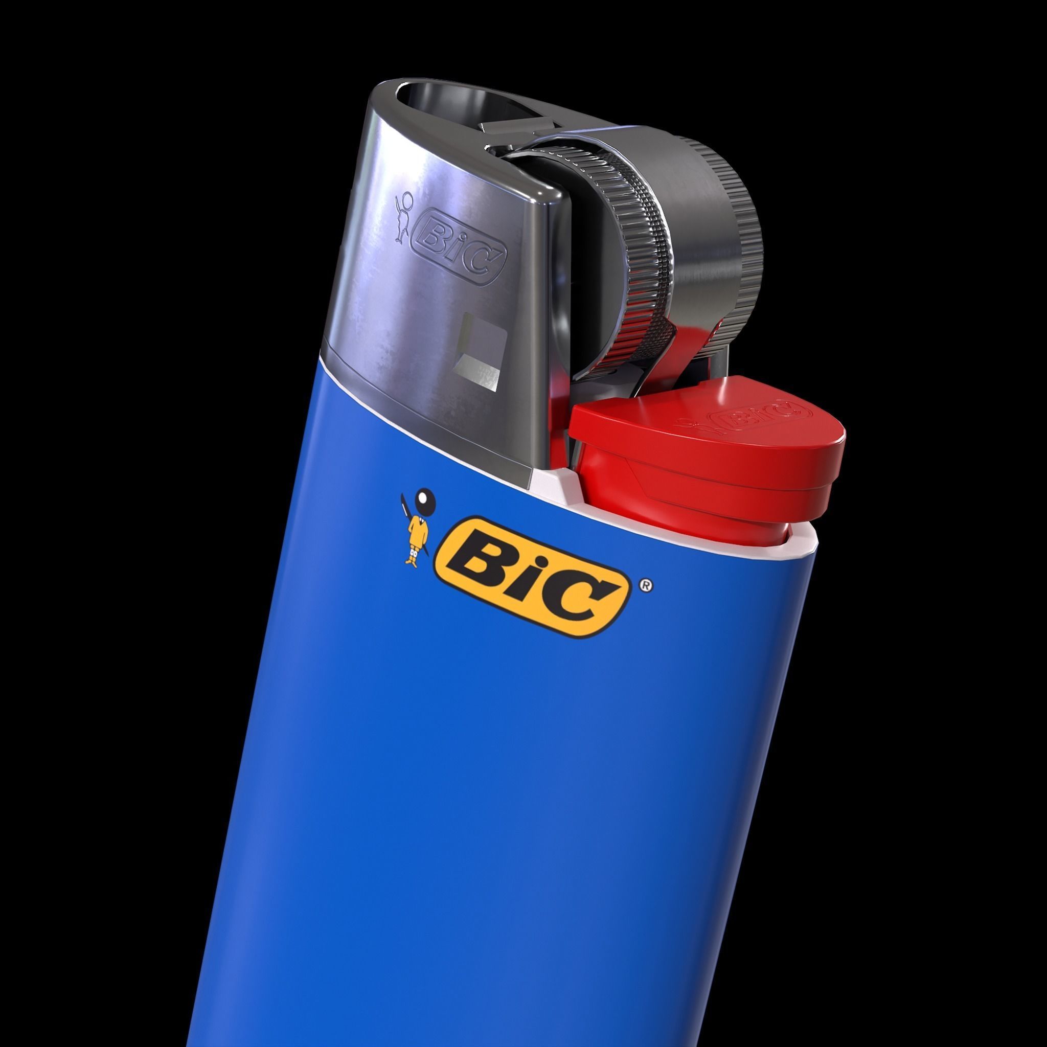 Lighters Low-poly 3D model_6