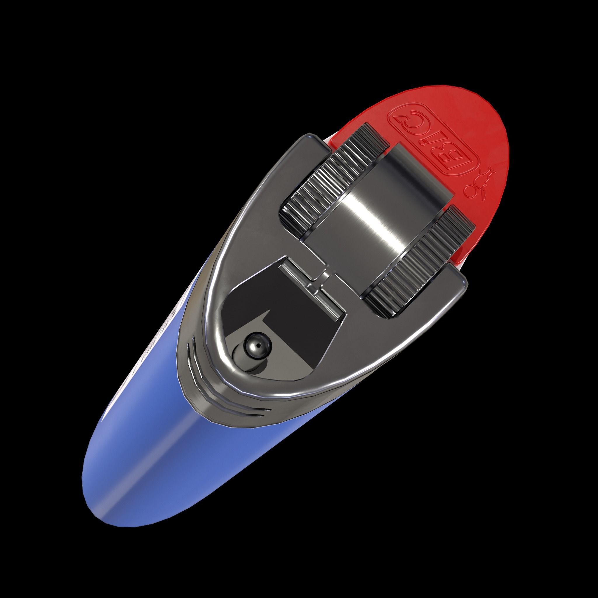 Lighters Low-poly 3D model_7