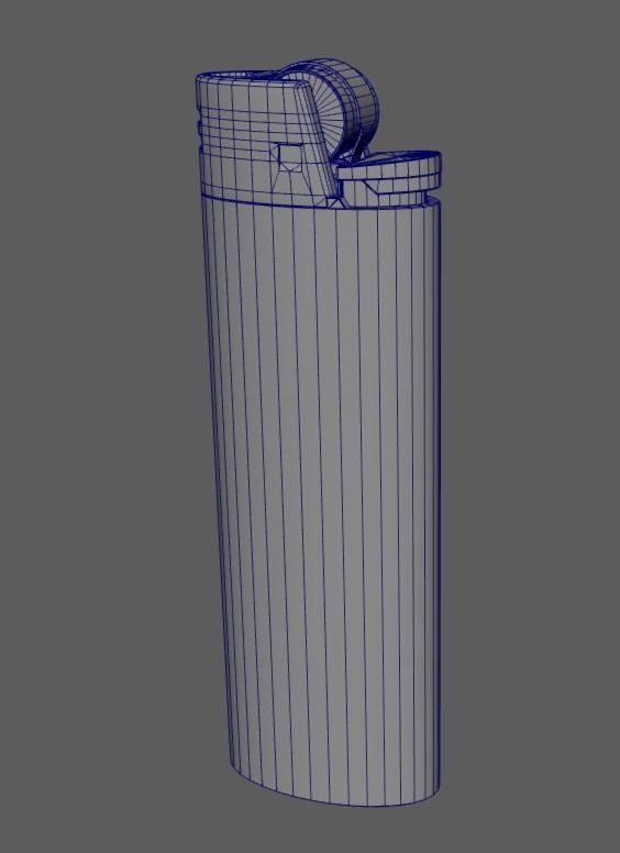 Lighters Low-poly 3D model_8