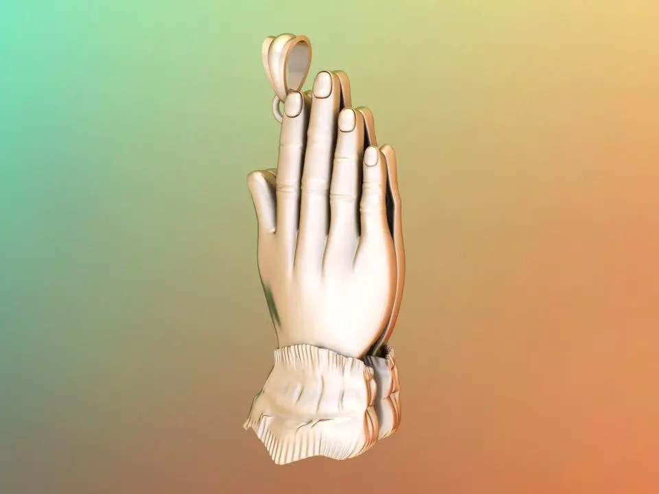 Buddha hand pendant - Buddha pendant - N3737 3D print model