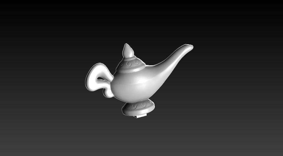 Aladdin and Jasmine- Fanart Disney -28cm  3D print model_29